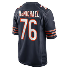 Steve McMichael Chicago Bears Retired Player Game Jersey - Navy