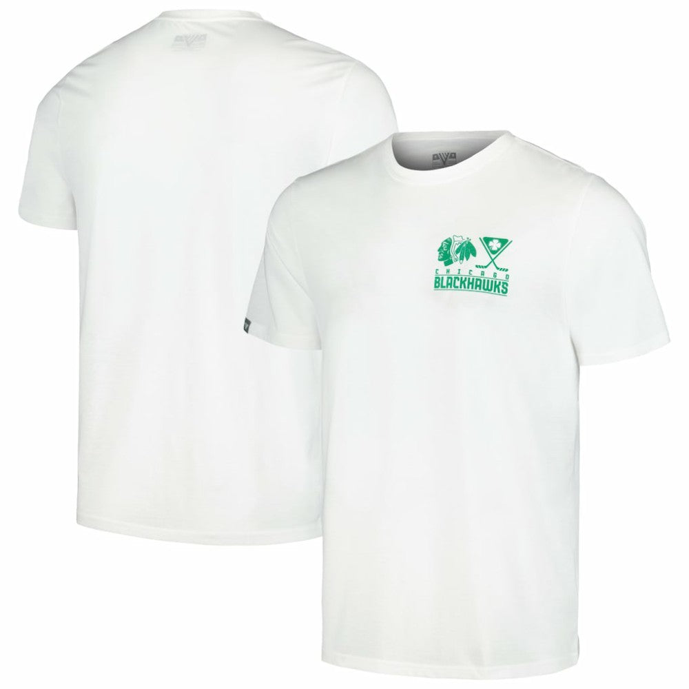 Chicago Blackhawks Levelwear St. Patrick's Day Richmond T-Shirt White