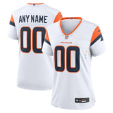 Denver Broncos Women's Mile High Collection Custom Game Jersey - White