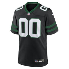 New York Jets Alternate Custom Game Jersey - Legacy Black