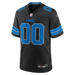 Detroit Lions Alternate Custom Game Jersey - Black