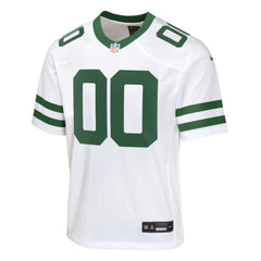 New York Jets Youth Custom Game Jersey - Legacy White