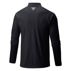Pittsburgh Pirates Terminal Tackle Omni-Shade Raglan Quarter-Zip Pullover Top Black | Columbia