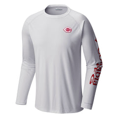 Cincinnati Reds Terminal Tackle Long Sleeve T-Shirt White | Columbia