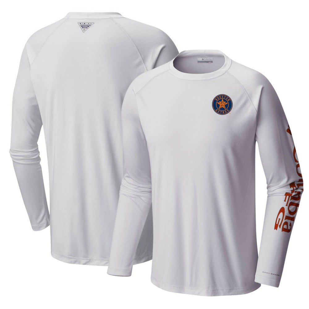Houston Astros Terminal Tackle Long Sleeve T-Shirt White | Columbia