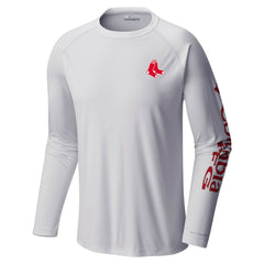 Boston Red Sox Terminal Tackle Long Sleeve T-Shirt White | Columbia