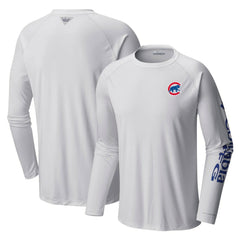 Chicago Cubs Terminal Tackle Long Sleeve T-Shirt White | Columbia