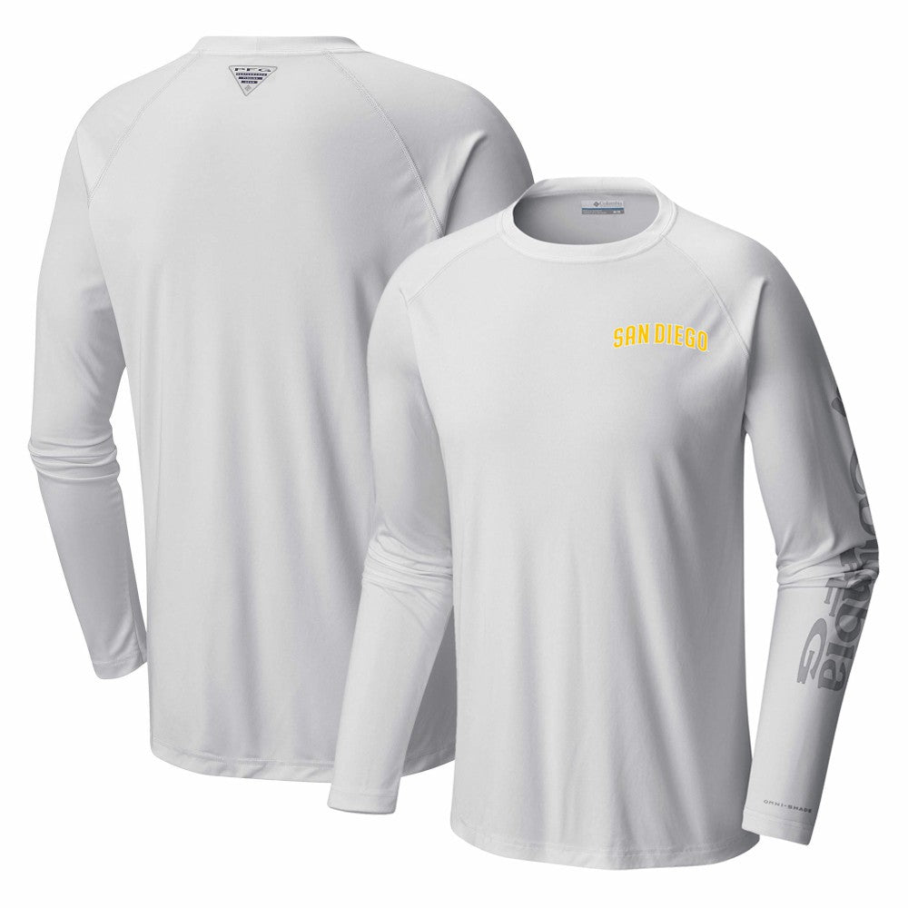 San Diego Padres Terminal Tackle Long Sleeve T-Shirt White | Columbia