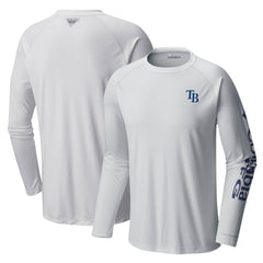 Tampa Bay Rays Terminal Tackle Long Sleeve T-Shirt White | Columbia