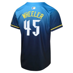 Zack Wheeler Philadelphia Phillies Youth 2024 City Connect Limited Player Jersey - Blue