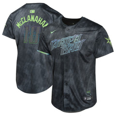 Shane McClanahan Tampa Bay Rays Youth 2024 City Connect Limited Player Jersey Charcoal | Nike
