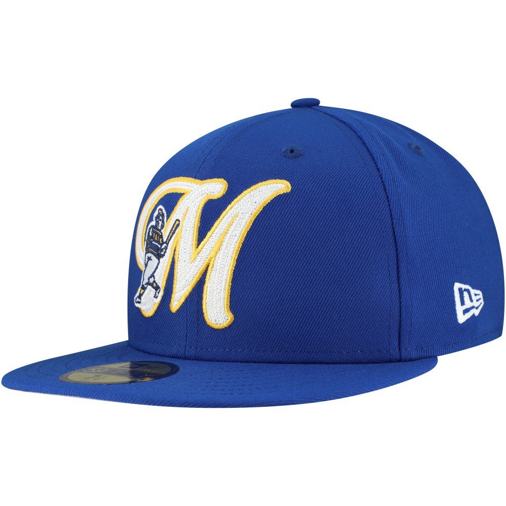 Milwaukee Brewers Duo Logo 2.0 59FIFTY Fitted Hat Royal | New Era