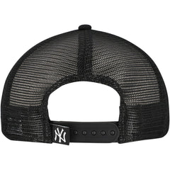 New York Yankees Retro Bold A-Frame Trucker 9FORTY Adjustable Hat Black | New Era