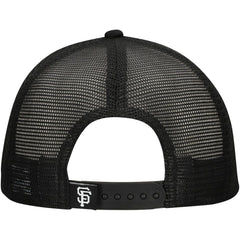 San Francisco Giants Retro Bold A-Frame Trucker 9FORTY Adjustable Hat Black | New Era