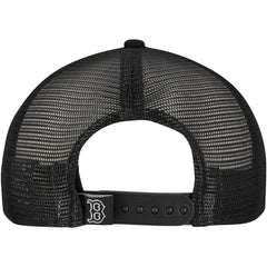 Boston Red Sox Retro Bold A-Frame Trucker 9FORTY Adjustable Hat Black | New Era