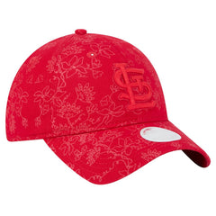 St. Louis Cardinals Women's Tonal Floral 9TWENTY Adjustable Hat Red | New Era