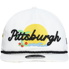 Pittsburgh Pirates Paradise Golfer Adjustable Hat White | New Era