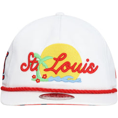 St. Louis Cardinals Paradise Golfer Adjustable Hat White | New Era