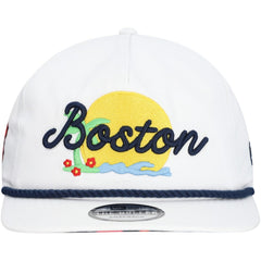 Boston Red Sox Paradise Golfer Adjustable Hat White | New Era