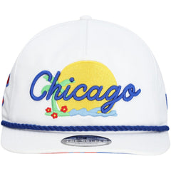 Chicago Cubs Paradise Golfer Adjustable Hat White | New Era
