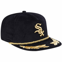 Chicago White Sox Corduroy Filigree Golfer Adjustable Hat Black | New Era