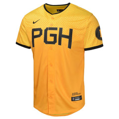 Pittsburgh Pirates Youth City Connect Limited Jersey - Gold