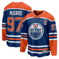 Connor McDavid Edmonton Oilers Fanatics Home Breakaway Jersey Royal
