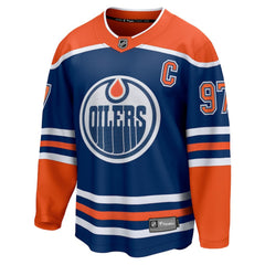 Connor McDavid Edmonton Oilers Fanatics Home Breakaway Jersey Royal