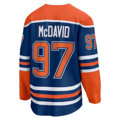 Connor McDavid Edmonton Oilers Fanatics Home Breakaway Jersey Royal