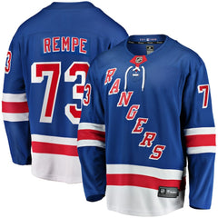 Matt Rempe New York Rangers Fanatics Home Breakaway Jersey Blue