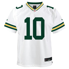 Jordan Love Green Bay Packers Youth Game Jersey - White