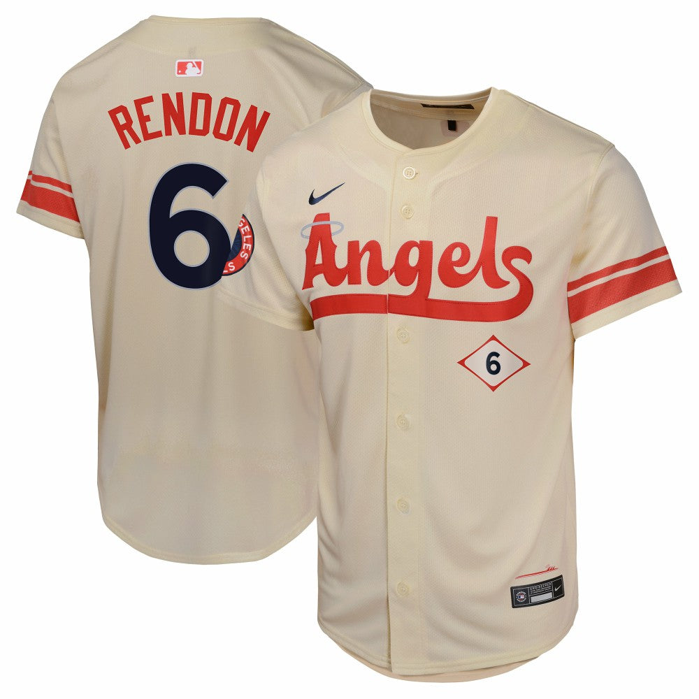 Anthony Rendon Los Angeles Angels Youth City Connect Limited Player Jersey Cream | Nike