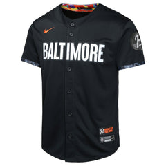 Adley Rutschman Baltimore Orioles Youth City Connect Limited Player Jersey - Black
