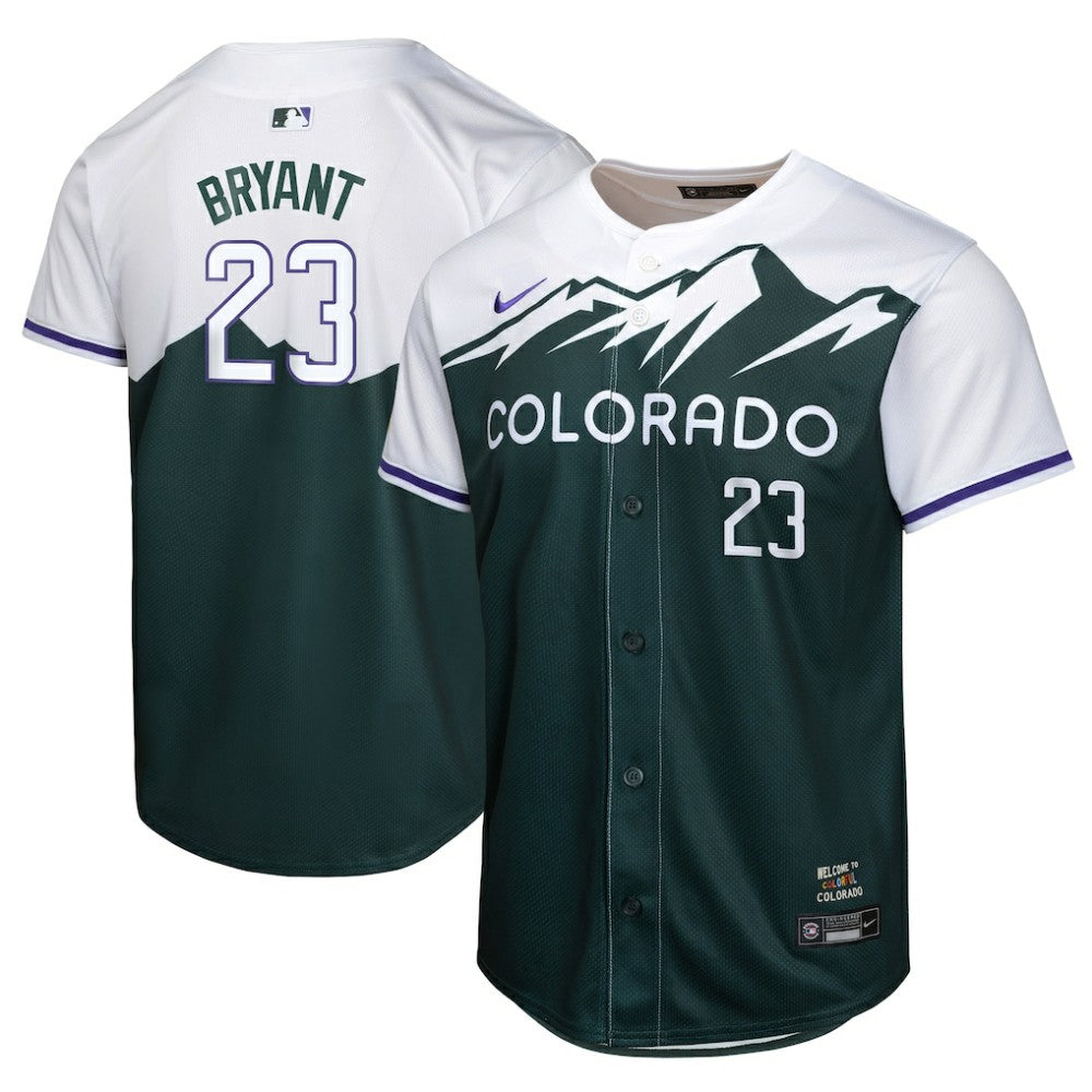 Kris Bryant Colorado Rockies Youth City Connect Limited Player Jersey Green | Nike