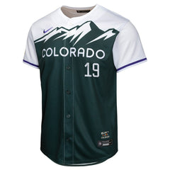 Charlie Blackmon Colorado Rockies Youth City Connect Limited Player Jersey - Green