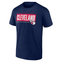 Cleveland Guardians Blocked Out T-Shirt Navy