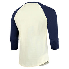 Boston Red Sox Majestic Threads Raglan 3/4-Sleeve T-Shirt Cream/Navy