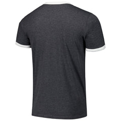 Tampa Bay Rays Majestic Threads Ringer Tri-Blend T-Shirt Black