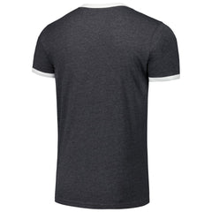 Florida Marlins Majestic Threads Ringer Tri-Blend T-Shirt Black