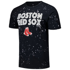 Boston Red Sox Majestic Threads Splatter T-Shirt Black/White
