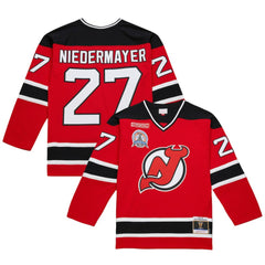 Scott Niedermayer New Jersey Devils Mitchell & Ness Big & Tall 1999/00 Blue Line 2.0 Jersey Red