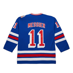 Mark Messier New York Rangers Mitchell & Ness Big & Tall 1993/94 Blue Line 2.0 Jersey Blue