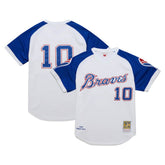 Chipper Jones Atlanta Braves 2004 Cooperstown Collection Authentic Throwback Jersey - White