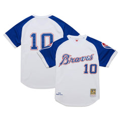 Chipper Jones Atlanta Braves 2004 Cooperstown Collection Authentic Throwback Jersey White | Mitchell & Ness