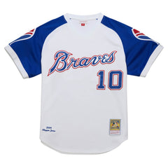 Chipper Jones Atlanta Braves 2004 Cooperstown Collection Authentic Throwback Jersey - White