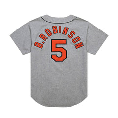 Brooks Robinson Baltimore Orioles Cooperstown Collection 1966 Authentic Jersey - Gray
