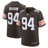 Mason Graham Cleveland Browns 2025 NFL Draft First Round Pick Game Jersey - Brown