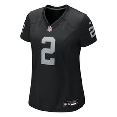 Ashton Jeanty Las Vegas Raiders Women's 2025 NFL Draft First Round Pick Team Game Jersey - Black