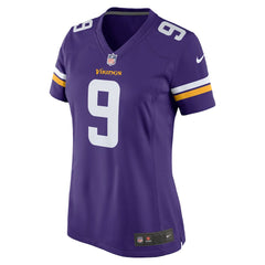 J.J. McCarthy Minnesota Vikings Women's Player Game Jersey - Purple