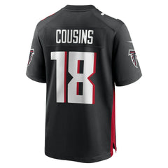 Kirk Cousins Atlanta Falcons Game Player Jersey - Black